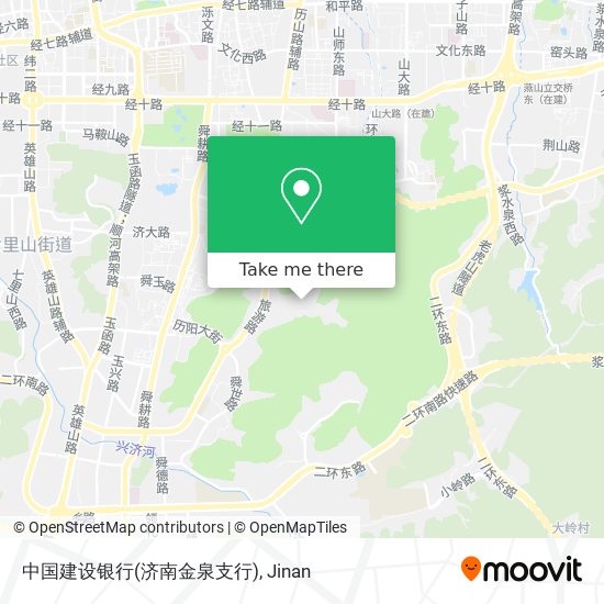 中国建设银行(济南金泉支行) map