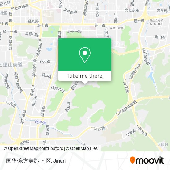 国华·东方美郡-南区 map