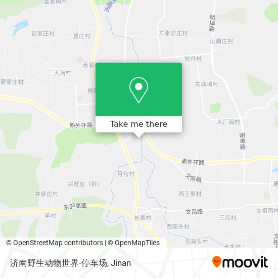 济南野生动物世界-停车场 map