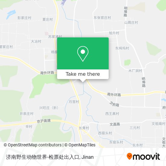 济南野生动物世界-检票处出入口 map