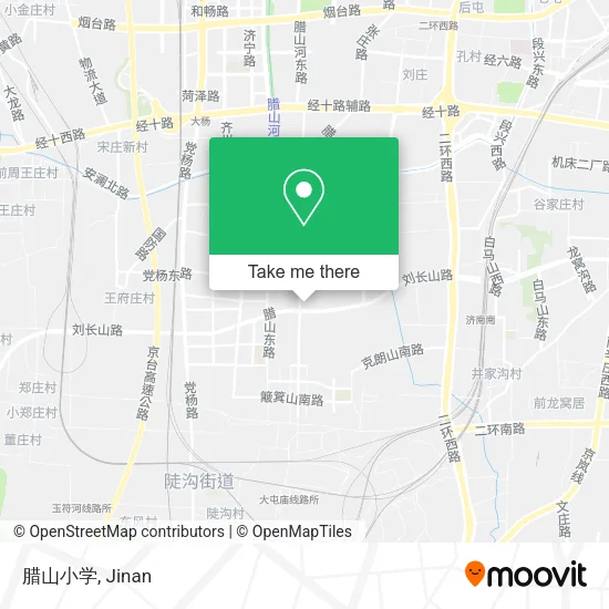 腊山小学 map