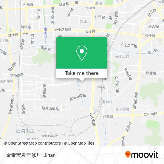 金泰宏发汽修厂 map