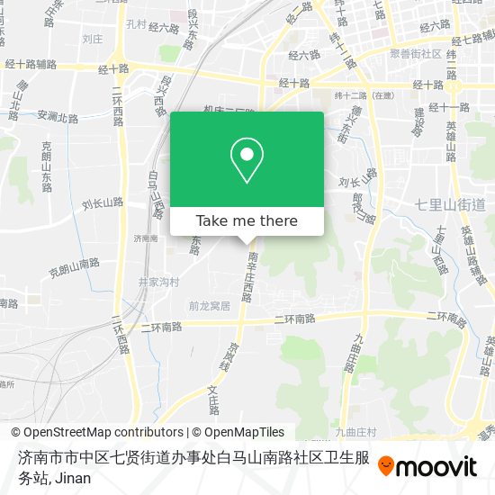 济南市市中区七贤街道办事处白马山南路社区卫生服务站 map