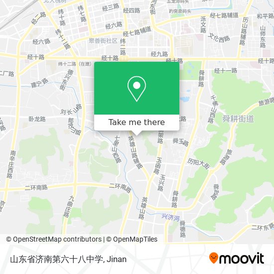 山东省济南第六十八中学 map
