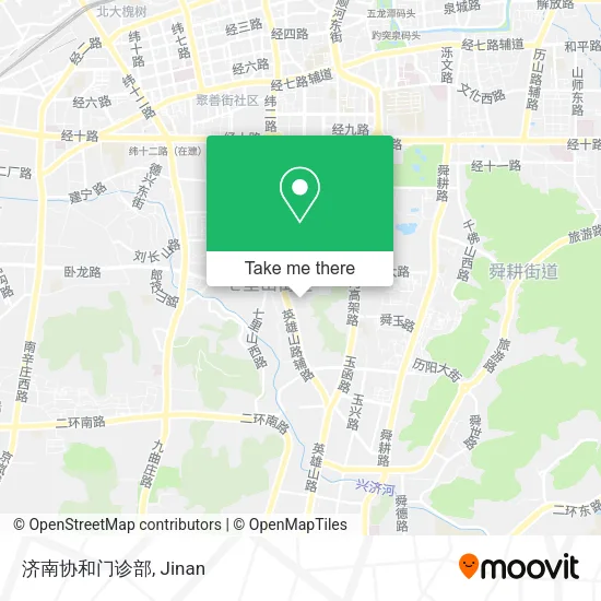 济南协和门诊部 map