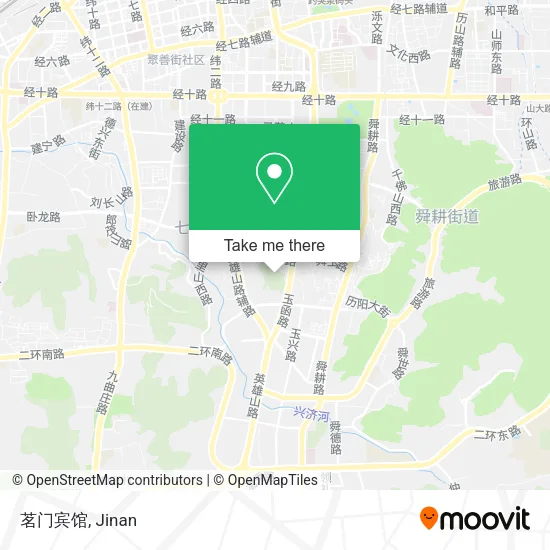 茗门宾馆 map
