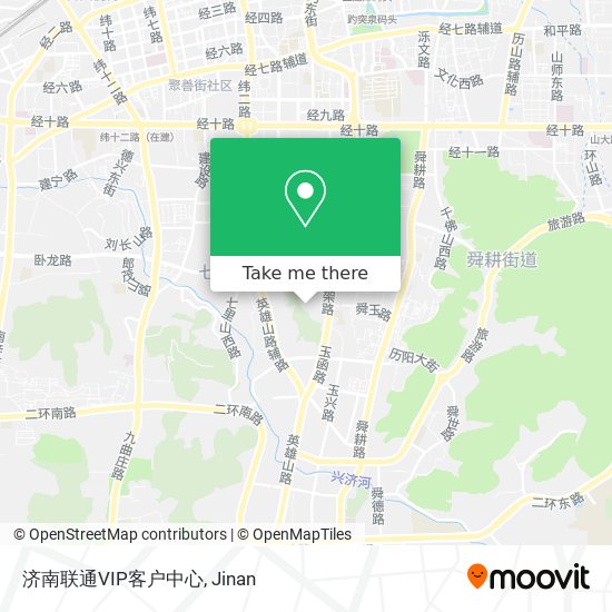 济南联通VIP客户中心 map