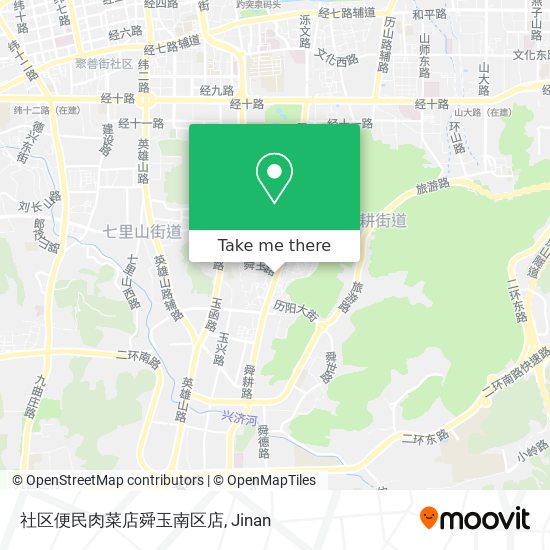 社区便民肉菜店舜玉南区店 map