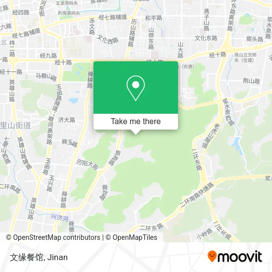 文缘餐馆 map