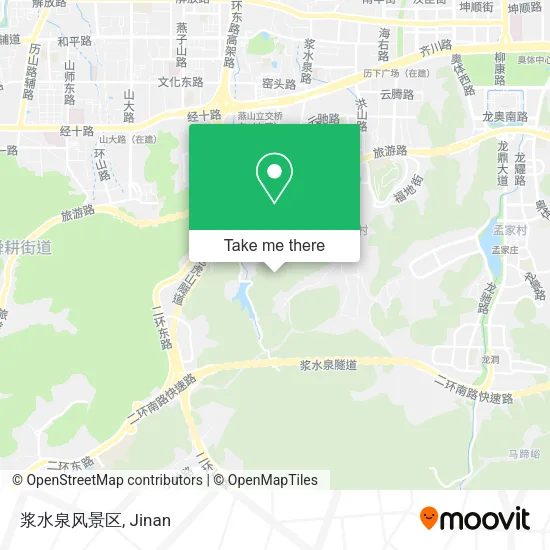 浆水泉风景区 map