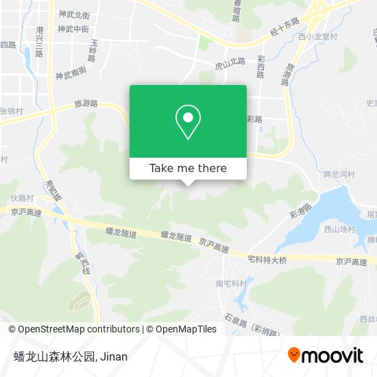 蟠龙山森林公园 map