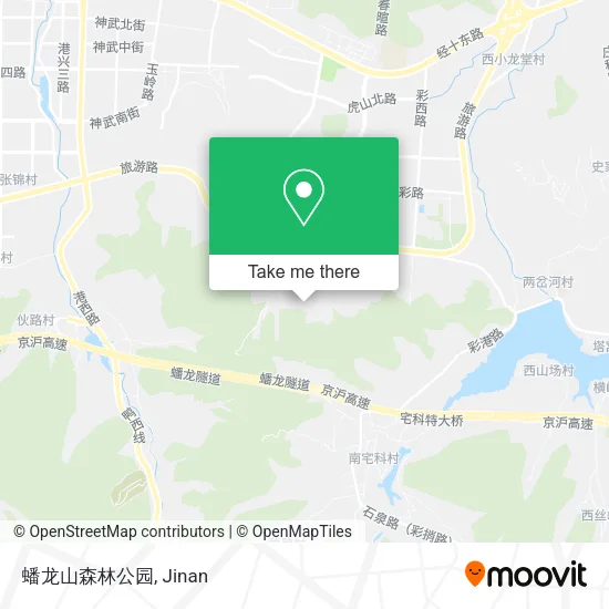 蟠龙山森林公园 map