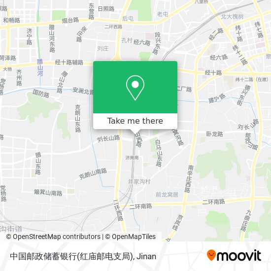 中国邮政储蓄银行(红庙邮电支局) map