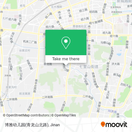 博雅幼儿园(青龙山北路) map