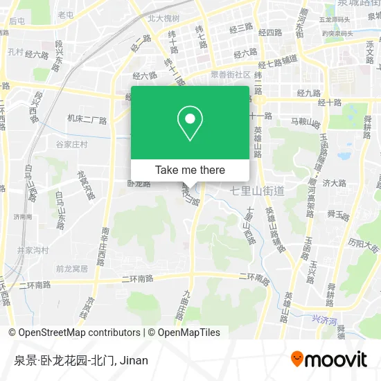 泉景·卧龙花园-北门 map