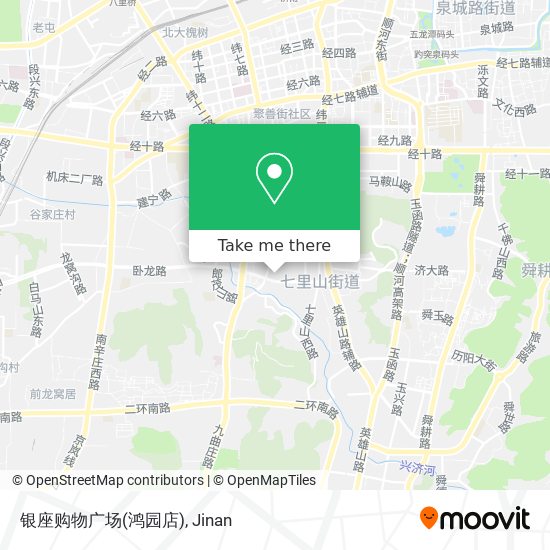 银座购物广场(鸿园店) map