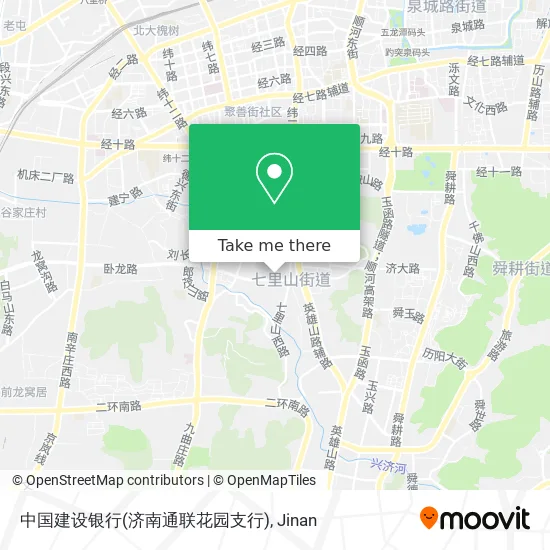 中国建设银行(济南通联花园支行) map
