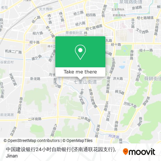 中国建设银行24小时自助银行(济南通联花园支行) map