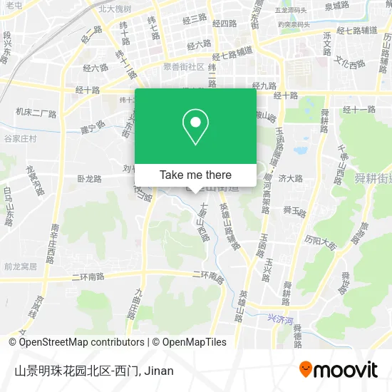 山景明珠花园北区-西门 map