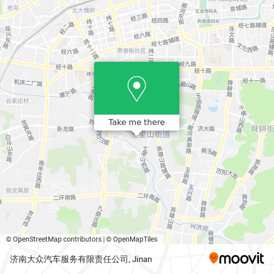 济南大众汽车服务有限责任公司 map