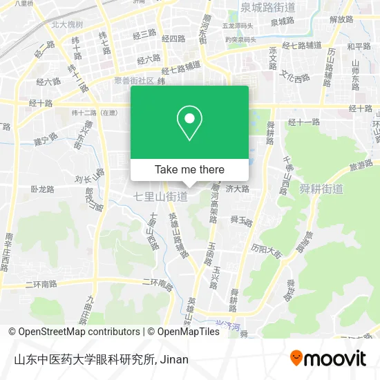 山东中医药大学眼科研究所 map