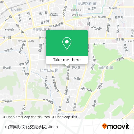 山东国际文化交流学院 map