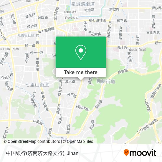 中国银行(济南济大路支行) map