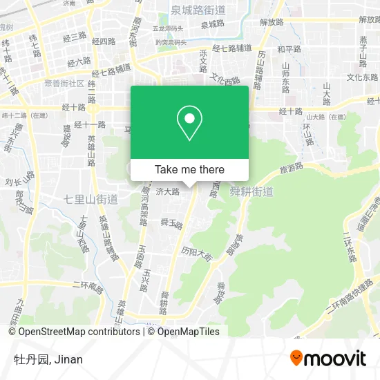 牡丹园 map