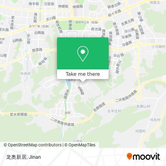 龙奥新居 map