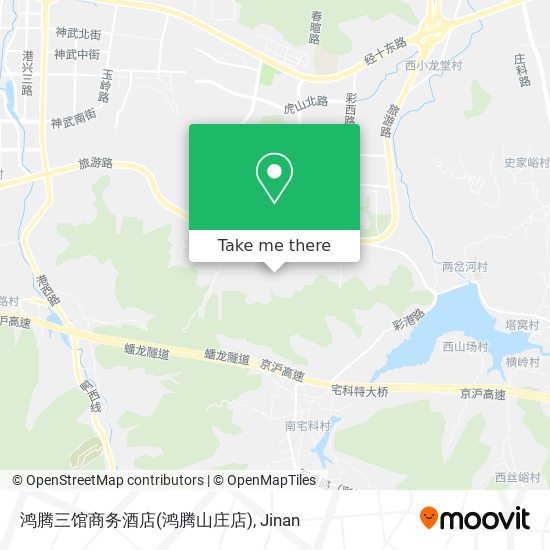 鸿腾三馆商务酒店(鸿腾山庄店) map
