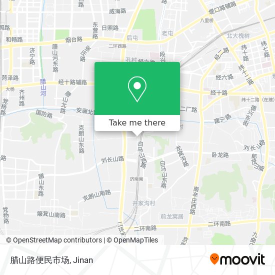 腊山路便民市场 map