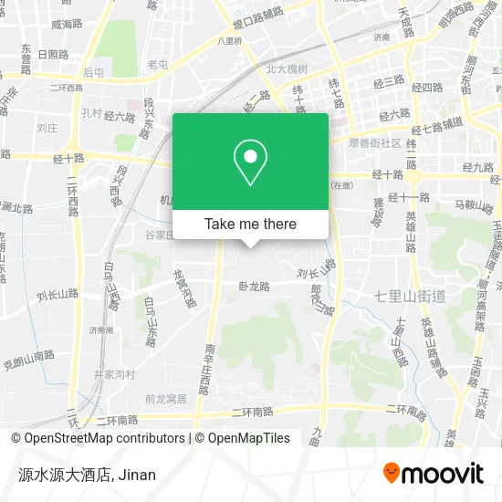 源水源大酒店 map