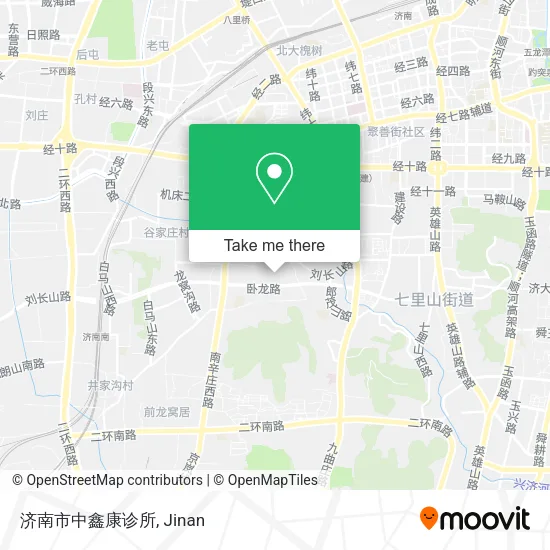 济南市中鑫康诊所 map
