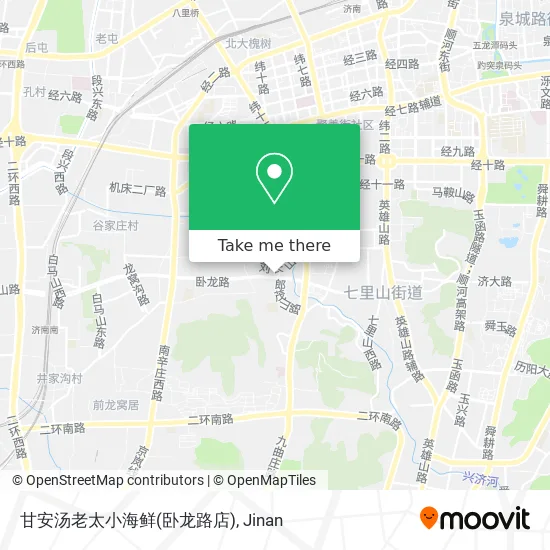 甘安汤老太小海鲜(卧龙路店) map