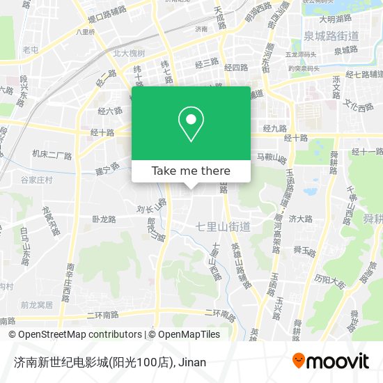 济南新世纪电影城(阳光100店) map
