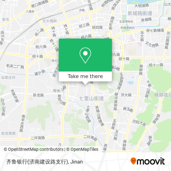 齐鲁银行(济南建设路支行) map