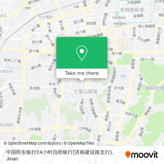 中国民生银行24小时自助银行(济南建设路支行) map