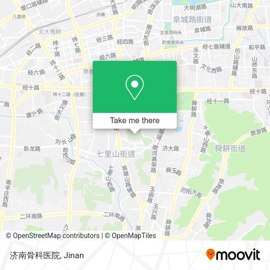 济南骨科医院 map