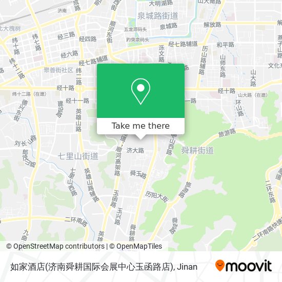 如家酒店(济南舜耕国际会展中心玉函路店) map
