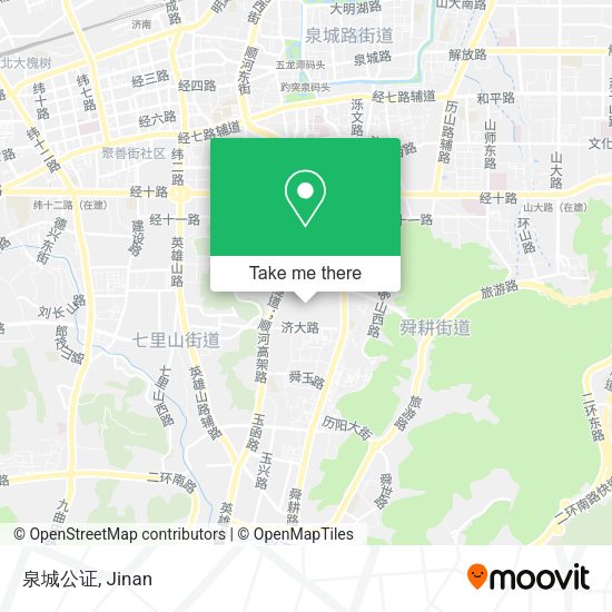 泉城公证 map