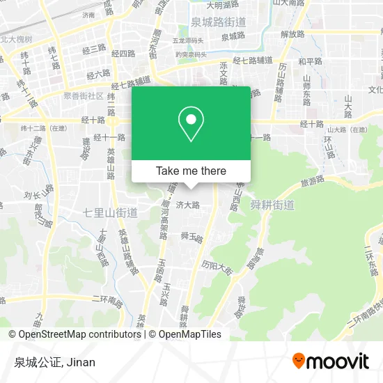 泉城公证 map