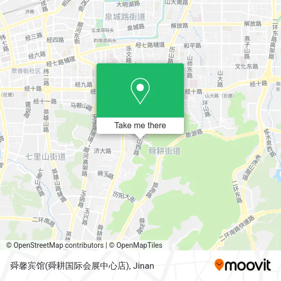 舜馨宾馆(舜耕国际会展中心店) map