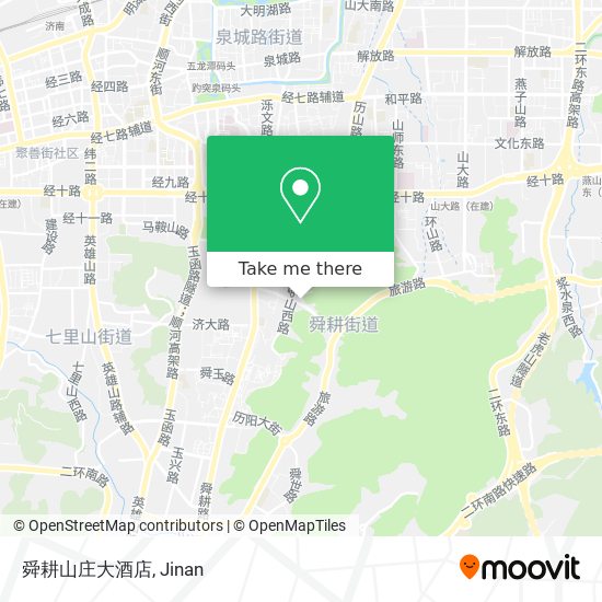 舜耕山庄大酒店 map
