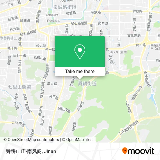 舜耕山庄-南风阁 map