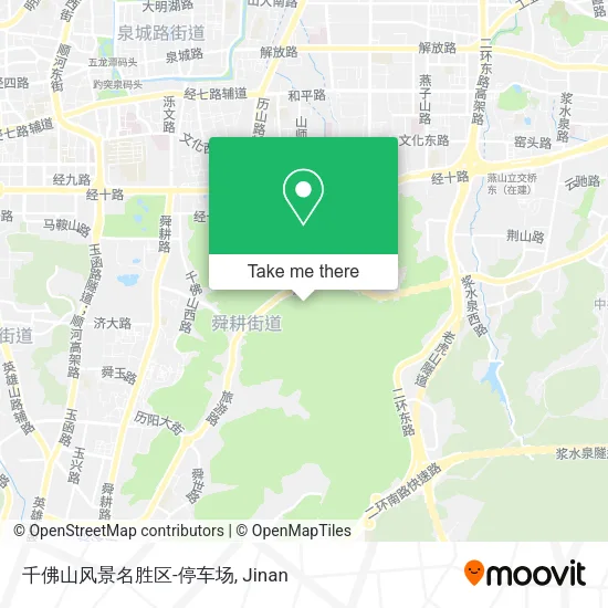 千佛山风景名胜区-停车场 map