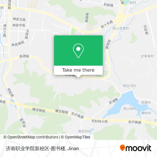 济南职业学院新校区-图书楼 map