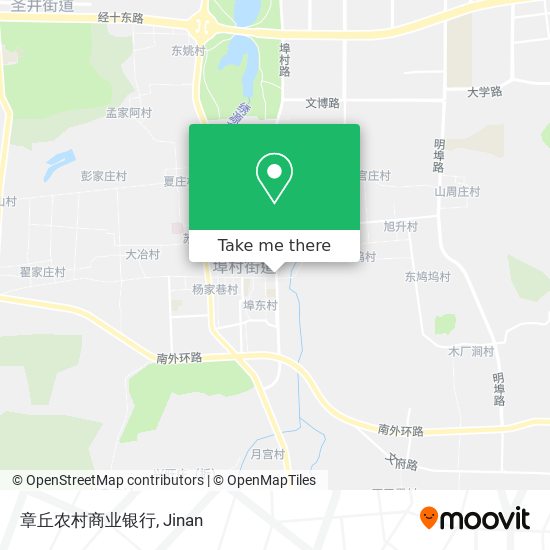 章丘农村商业银行 map