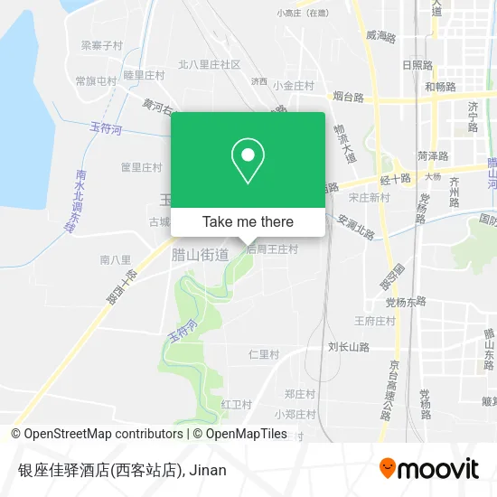 银座佳驿酒店(西客站店) map