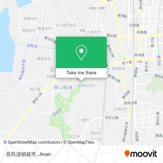 亚民连锁超市 map