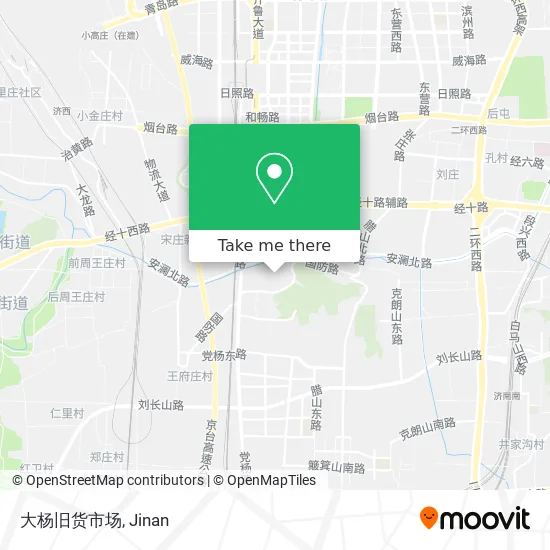 大杨旧货市场 map